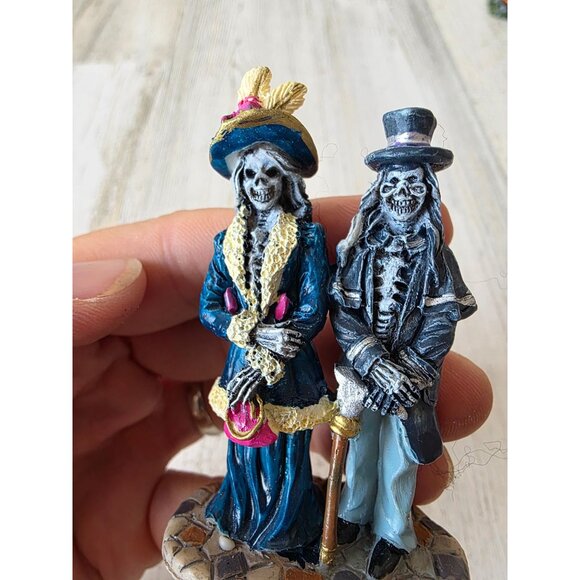 Lemax skeleton couple people accessory Halloween village - Picture 6 of 6